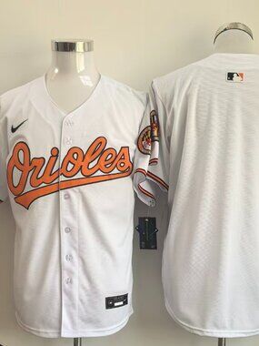 Baltimore Orioles White Home MLB Jersey